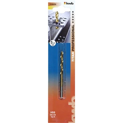 Image of kwb Titan HSS Metal Drill Ø 5mm Precision Tool with Extended Lifespan and High Speed