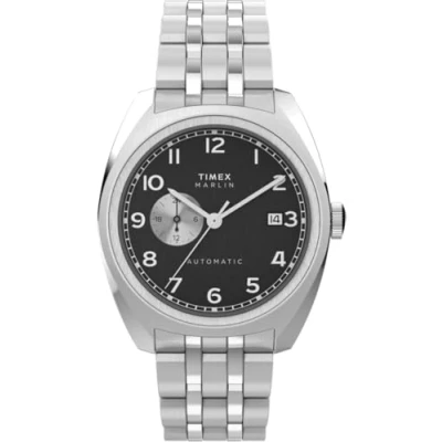 Image of Timex Marlin Mens Silver Watch TW2W58800 Stainless Steel (archived) One Size