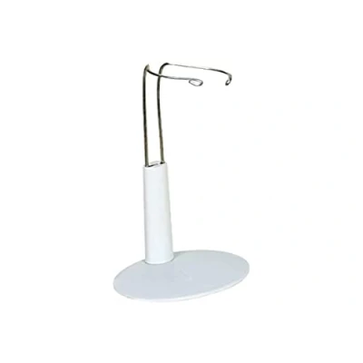 Image of White Adjustable Doll Stand 7.9 10 Inch, f3211