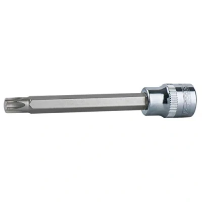 Image of KS Tools 918.1645 1/2&quot; CHROMEplus Bit socket TX, long, T30