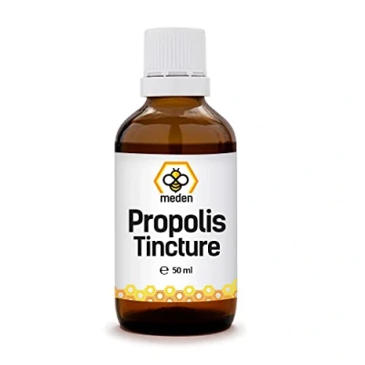 Image of Natural Propolis Tincture 30% 50ml Support for The Skin, Throat and Mouth