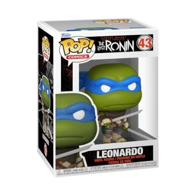 Image of Funko POP! Comics: Teenage Mutant Ninja Turtles (TMNT) LR Leonardo​ TMNT Comics Collectable Vinyl Figure Gift Idea Official Merchandise Toys for Kids &amp; Adults Comic Books Fans