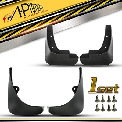Image of Frankberg 4x Mud Flaps Front Rear Left and Right for A3 8P1 1.2L 1.4L 1.6L 1.8L 2.0L 3.2L 2003 2012 Hatchback