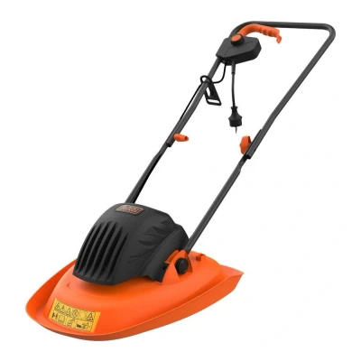 Image of Black DECKER BEMWH551 GB Corded Hover Lawn Mower &amp; Orange