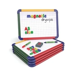 Image of Show me Magnetic Whiteboard A3 Gridded (5 Pack)