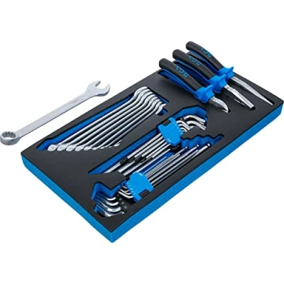 Image of BGS 2002 8 Foam Tray for Combination Wrenches, Pliers and L Type Wrenches 31 pcs.