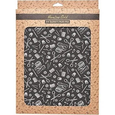 Image of Hemline Gold Quilters Multi Mat: A4 (30 x 24cm): Notions Print