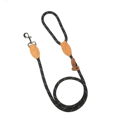 Image of Doodlebone Rope Lead, Coal, 9mm