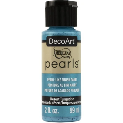 Image of Deco Art Pearls Paint 2OZ, Desert Turquoise, One Size