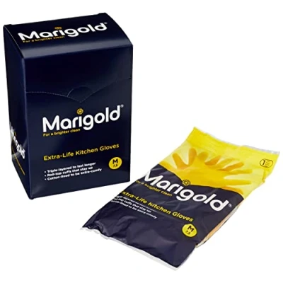 Image of MARIGOLD GLOVES KITCHEN MEDIUM 6 PACK BUNDLE,Yellow