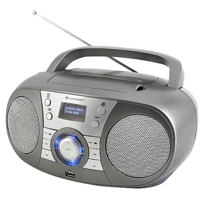 Image of Soundmaster SCD1800TI Radio CD Player Dab+, FM AUX, Bluetooth, CD, FM, USB Grey
