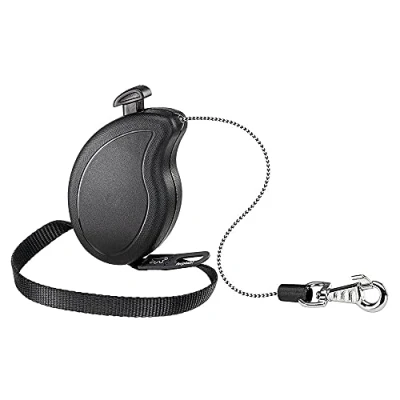 Image of Extendable Leash for Small Dogs FLIPPY ONE CORD MINI, 3 m retractable cord, max 8 kg, Black