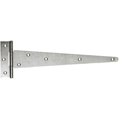 Image of Perry 400mm Medium Tee Hinges BZP (PR)