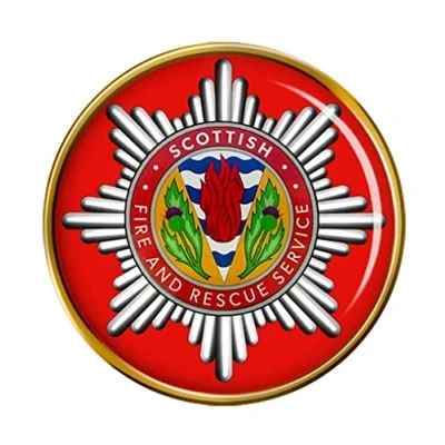 Image of Scottish Fire and Rescue Pin Badge