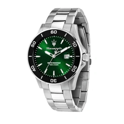 Image of Maserati Men&#039;s Watch, Time, Date, Analogue, Steel Band, Competition Collection R8853100038