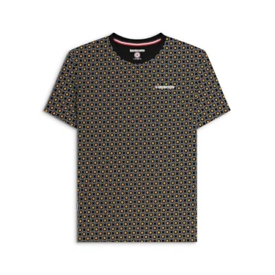 Image of Lambretta Mens Target T Shirt Tee Top Black L