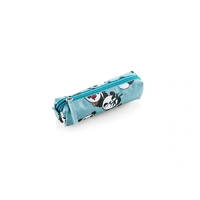 Image of Miquelrius Mini Pencil Case, Size 190 x 50 mm, Zip Closure, No Soy Panda Collection, Light Blue, Pequeño, Collection