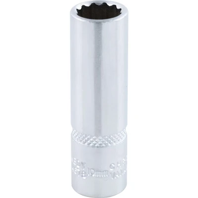 Image of Kennedy Deep Socket 10mm x 1/4&quot; Square Drive Bi hexagon Chrome Vanadium (12 Point)