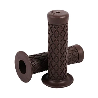 Image of Yosoo 22mm 7/8&quot; Universal Soft Rubber Handlebar Hand Grips For Motorcycle Dirt Bike ( Color : Dark Brown )