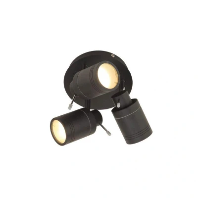 Image of SCORPIUS 3 Light Bathroom Spotlight Matt Black IP44