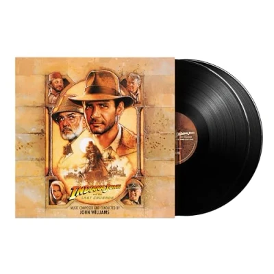 Image of John Williams (Composer) Indiana Jones And The Last Crusade 180 Gram Sealed 2024 UK 2 LP vinyl set 050087550400