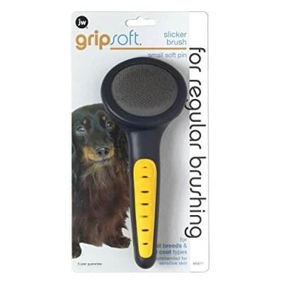 Image of JW Gripsoft Grooming Sml Slicker Brush Soft Pin