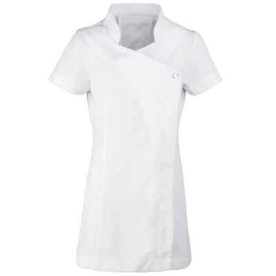 Image of Premier Womens/Ladies Blossom Short Sleeve Tunic (White) Size 14 UK