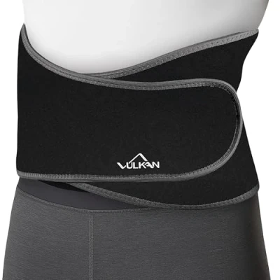 Image of Vulkan Classic Back Support, One Size, Universal Fitting Lumbar Support Brace for Muscle Pain and Posturing, Lower Belt Lumbosacral Stability, Working Out, Athletics, Exercising
