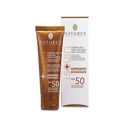 Image of Bios Line Nature&#039;s I Solari Crema Gel Viso Anti Rughe SPF50 50 ml