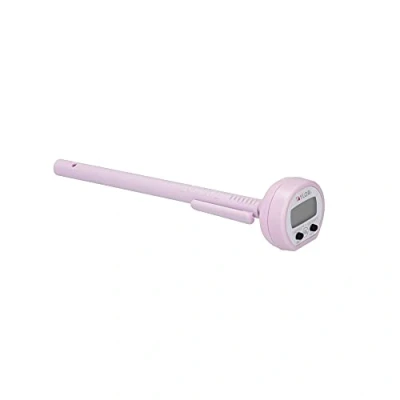 Image of Taylor Catering Digital Thermometer, Fast and Accurate Colour Coded Temperature Probe for Cooking Meat, BBQ, Baking More, Plastic / Stainless Steel, Pink
