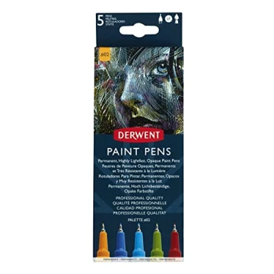 Image of Derwent Paint Pen Palette #2, UADPP2 Multicoloured, One Size, 2305519