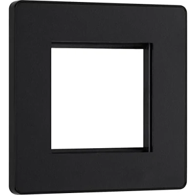 Image of BG Electrical Evolve Double Touch Dimmer Switch, 2 Way Master, 200W, Matt Black