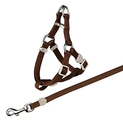 Image of Trixie 41891 Cat Set of Harness and Lead Nylon 26 37 cm / 10 mm