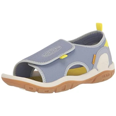 Image of KEEN Knotch River Open Toe Sandal, Heather/Evening Primrose, 12 UK Child