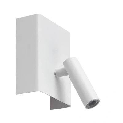 Image of Lindby LED wall light Agit, white, metal, touch dimmer