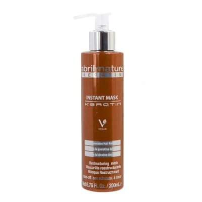 Image of abril et nature Ultra Fast Keratin Hair Mask Nourishes, Strengthens, and Regenerates Fiber Repairs Damaged Brittle Smooth Shiny Appearance 200 ml