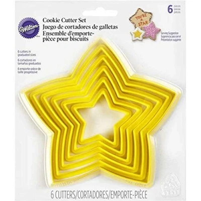 Image of Wilton Nesting Star Cutter Set of Six
