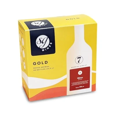 Image of SG Wines Gold 30 Bottle Red Wine Ingredient Kit Shiraz (Formerly Solomon Grundy)