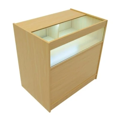 Image of Maple Shop Counter led Light b 900mm Lockable Sliding Doors 2