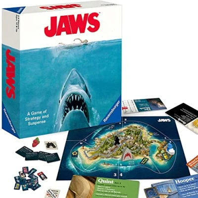 Image of Ravensburger Jaws Immersive Strategy Board Games for Adults and Kids Ages 12 Years Up 2 to 4 Players, White
