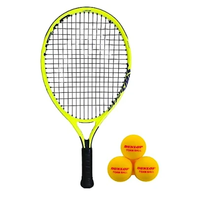 Image of HEAD Extreme Junior Tennis Racket, Protective Cover &amp; 3 Balls (Sizes 19&quot; 26&quot;) (19&quot;)