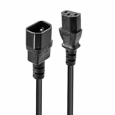 Image of LINDY 3m IEC C14 to C13 Extension Power Cable, Black