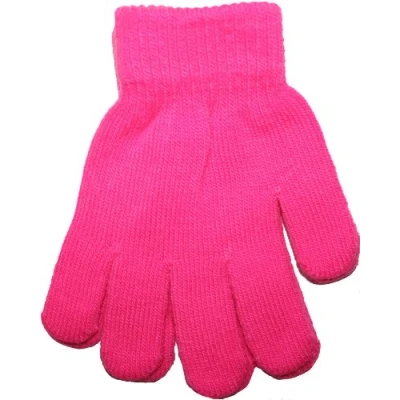 Image of Child&#039;s Neon Hot Pink Cerise Magic Gloves GL102