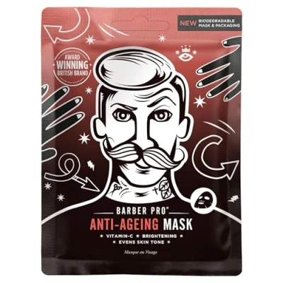 Image of BARBER PRO ANTI AGEING Vitamin C Sheet Mask