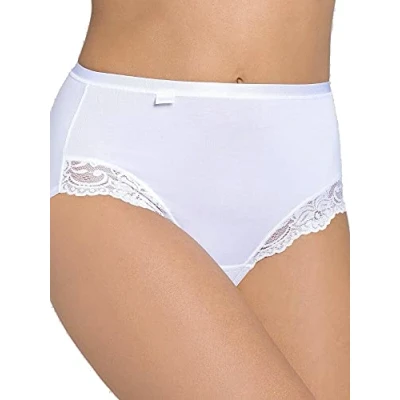 Image of Sloggi Women Romance Maxi Plain Brief,White,18