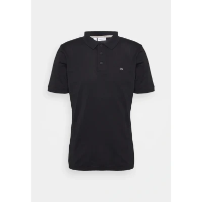 Image of Calvin Klein Mens Planet Polo Shirt Black S