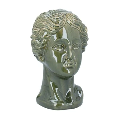Image of Gisela Graham Green Goddess Bust Ornament