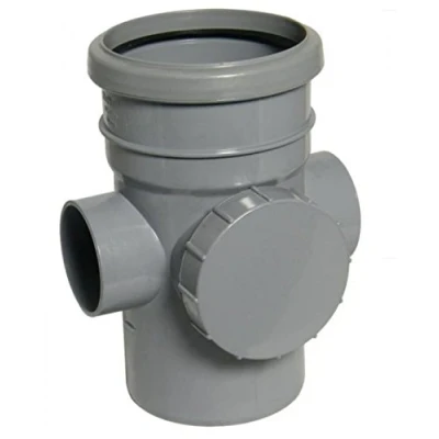 Image of FLOPLAST 110mm Soil Ring Seal Access Socket Spigot Grey