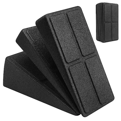 Image of KK Squat Wedge Blocks 3Pcs Slant Board Adjustable Incline and Calf Stretcher Foam Block Durable for Stretching, Leg Extender