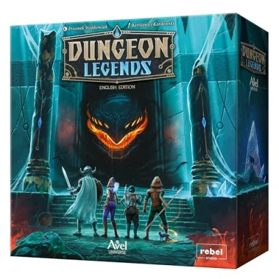 Image of Rebel Dungeon Legends Board Game Ages 10+ 1 4 Players 60 90+ Minutes Playing Time